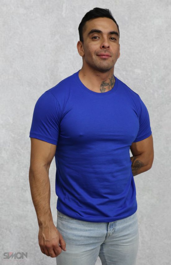 playeras cuello redondo uniformes hombre